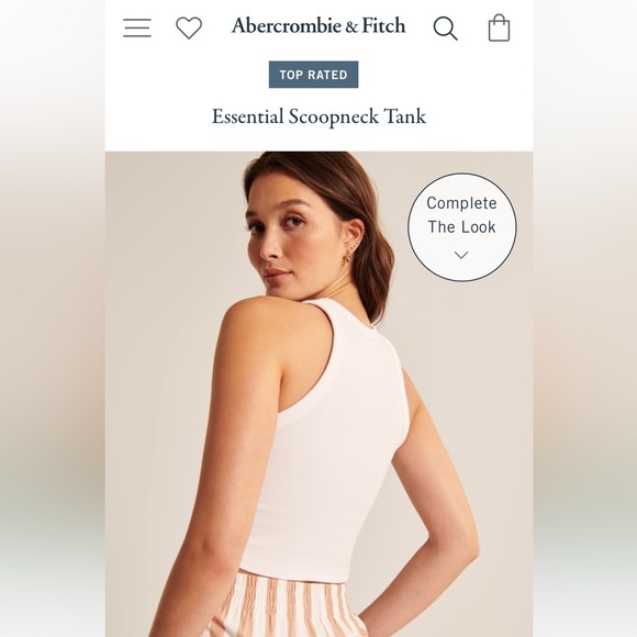 BRAND NEW UNOPENED Abercrombie Scoop Neck Tank - Picture 2 of 3